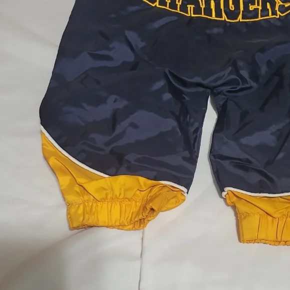 COPY - NFL Chargers Navy and Yellow Hooded Baby Snowsuit.  3/6 Months - Picture 10 of 13